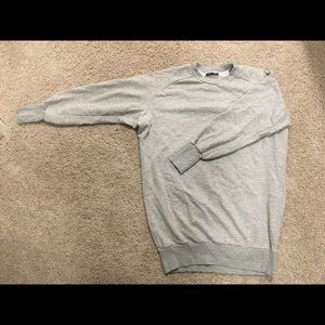 Zara French terry tunic dress